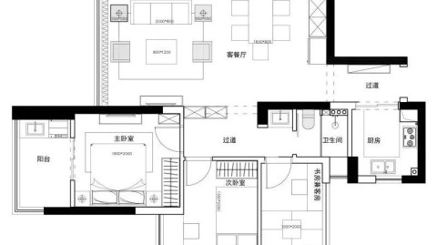 2026三室二厅别再硬塞三间卧室，这样做空间多出一整间